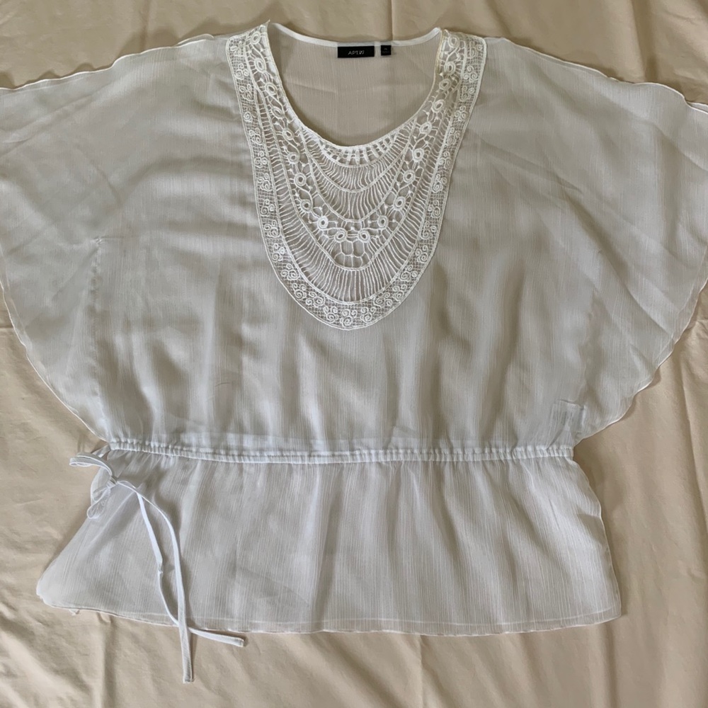 Apt 9 White Blouse